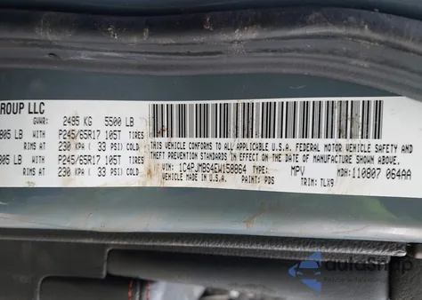 2014 Jeep Cherokee Trailhawk из США, поврежденный, VIN 1C4PJMBS4EW158864